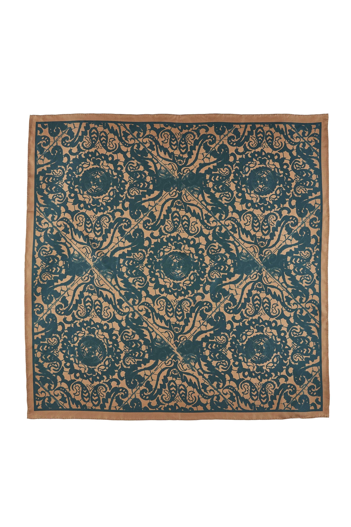 Lace Paisley Print Scarf