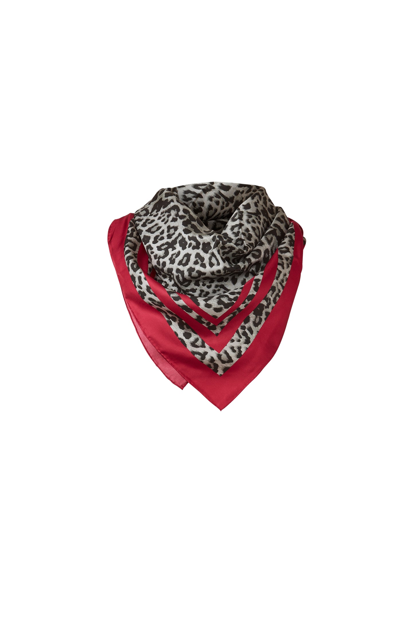 Leopard Print Square Scarf