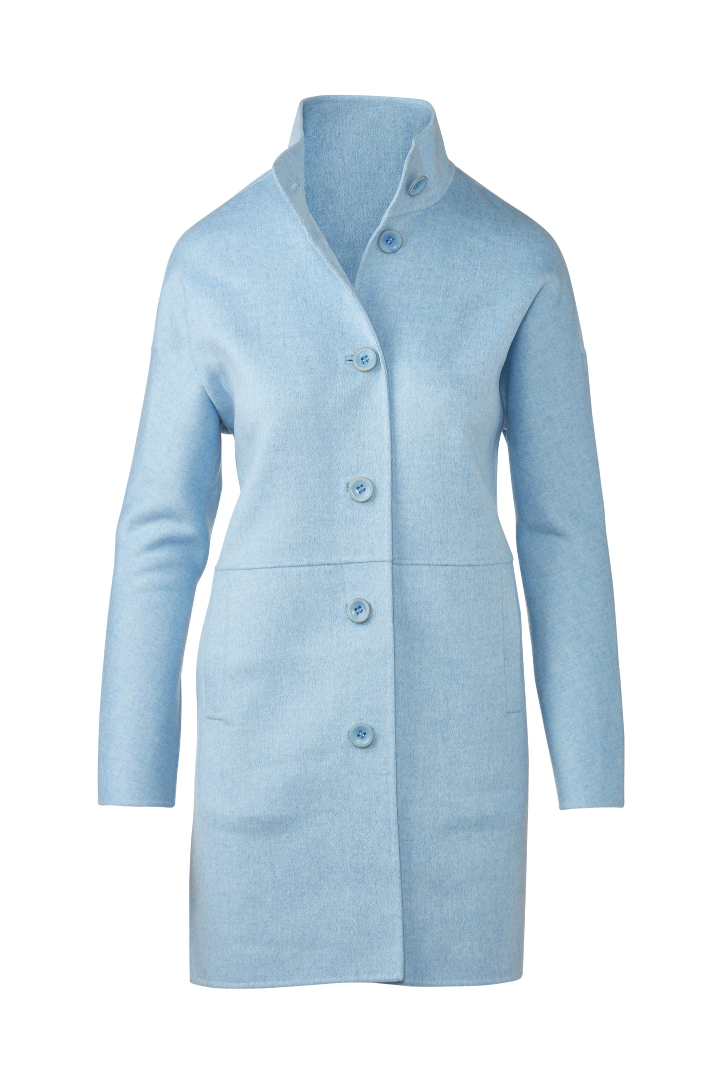 Button Mock Coat