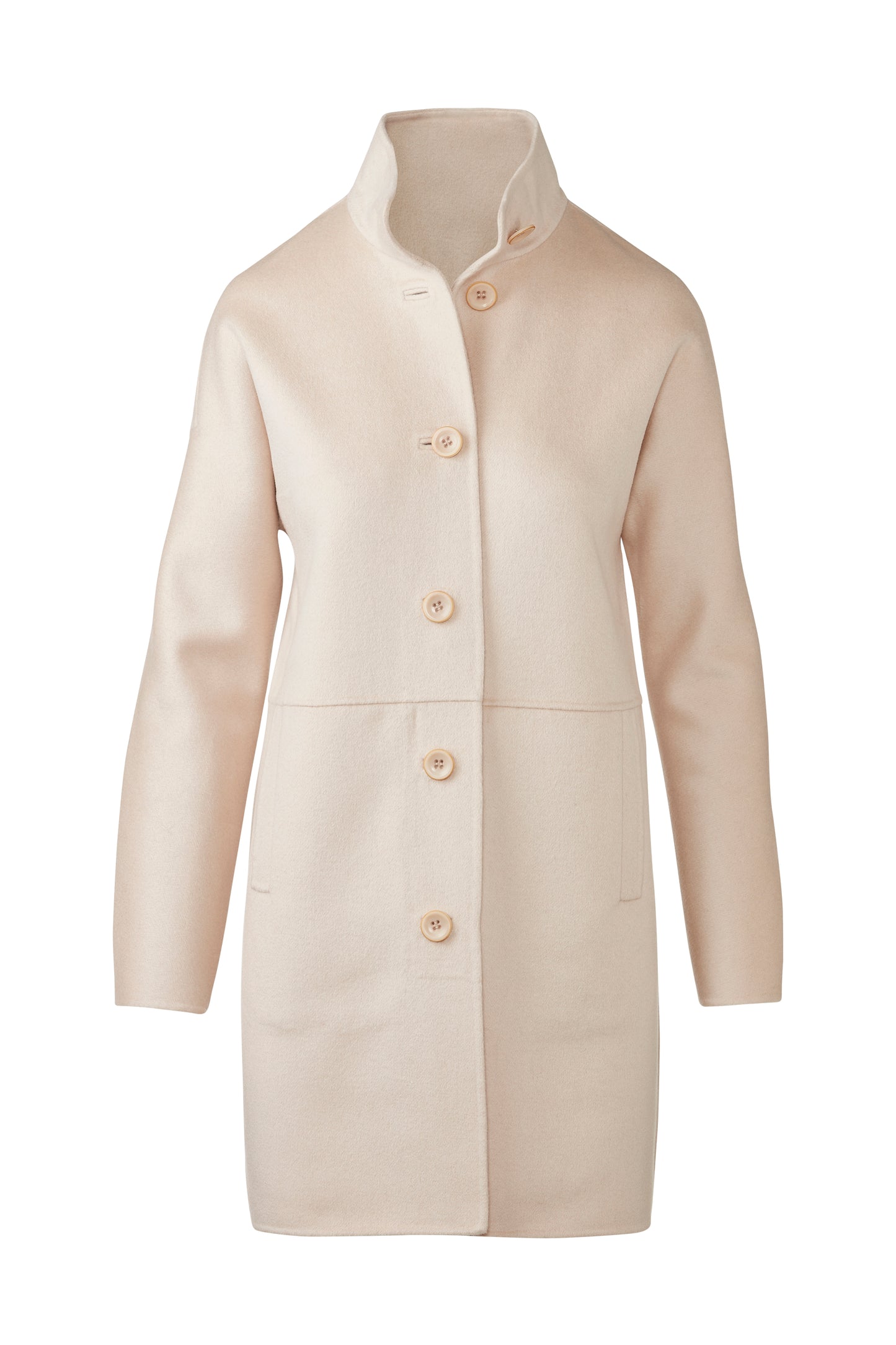 Button Mock Coat