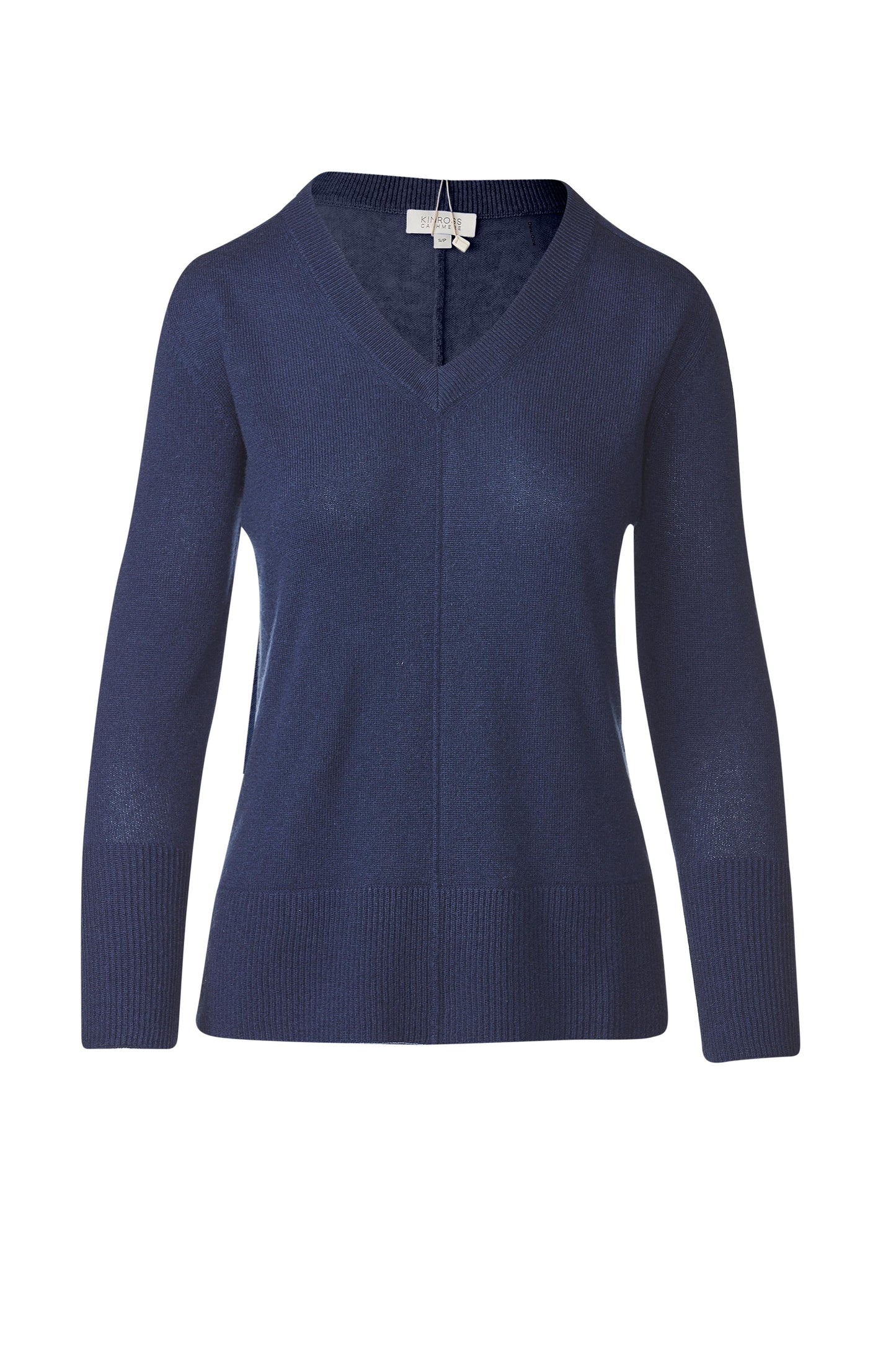 Cashmere Piped Easy Vee