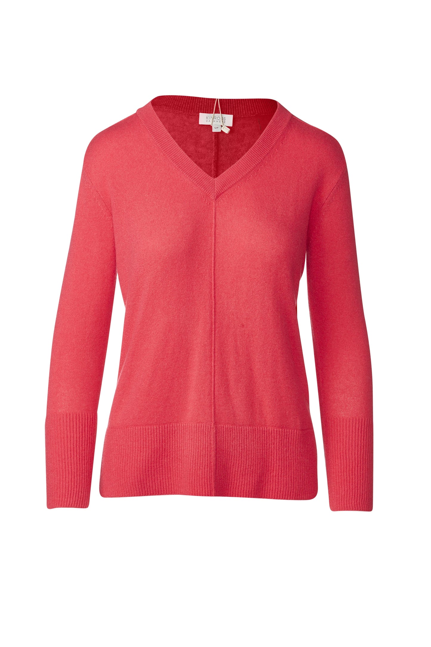 Cashmere Piped Easy Vee