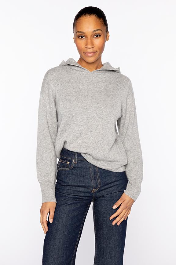 DOUBLEKNIT HOODIE – Kinross Cashmere display picture 1