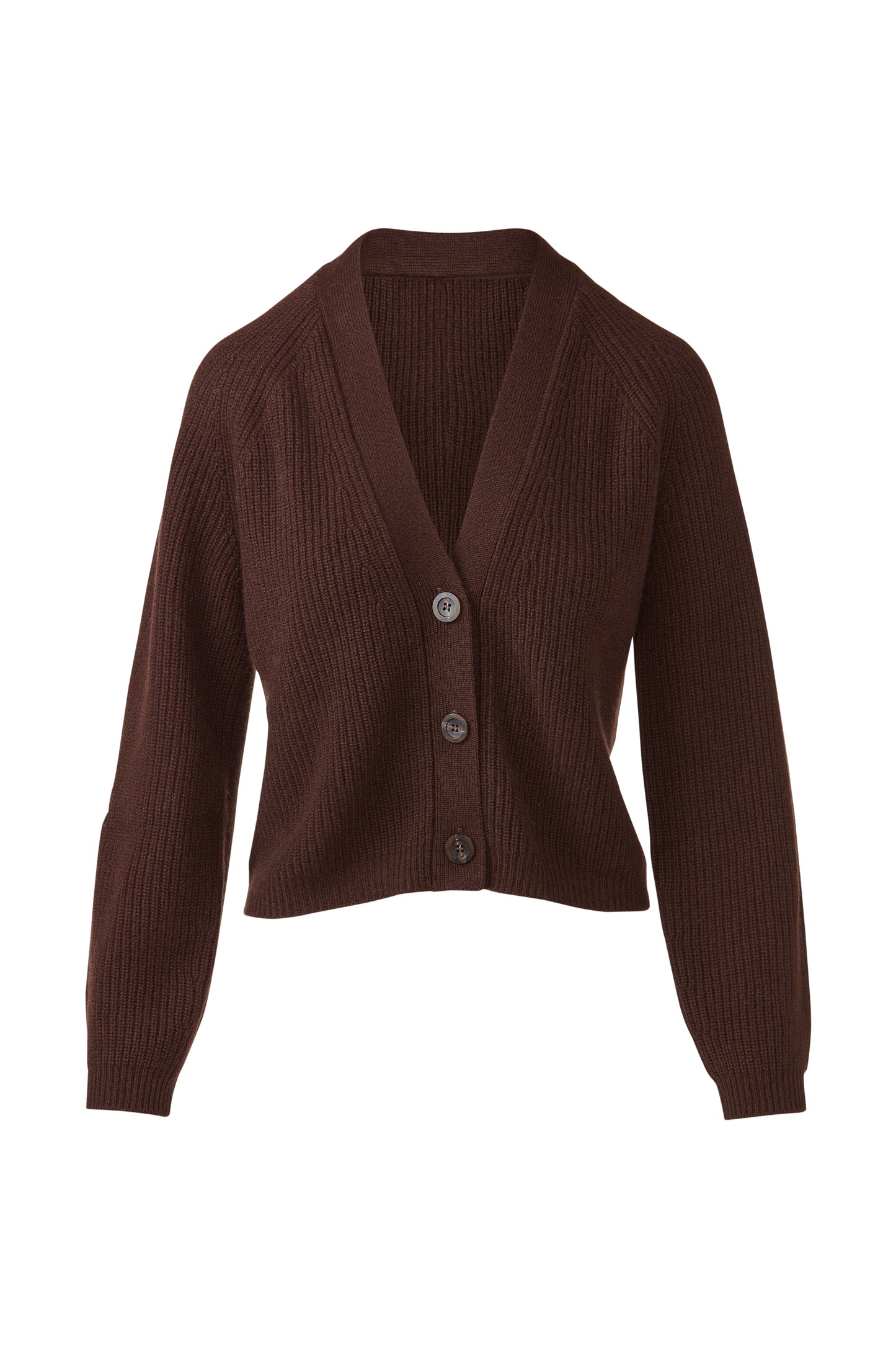 Rib Vee Cardigan