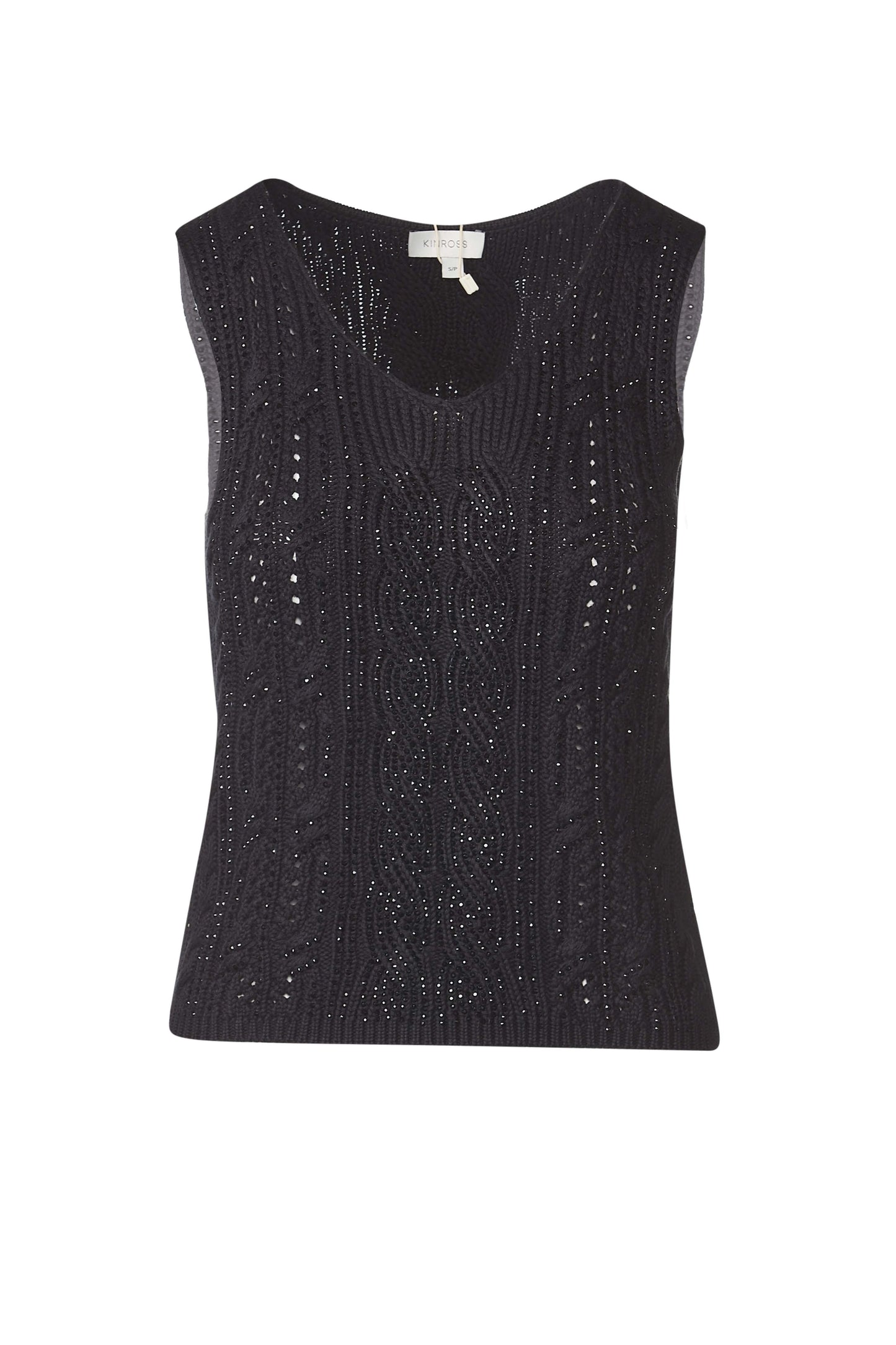 Cotton Crystal Cable Tank