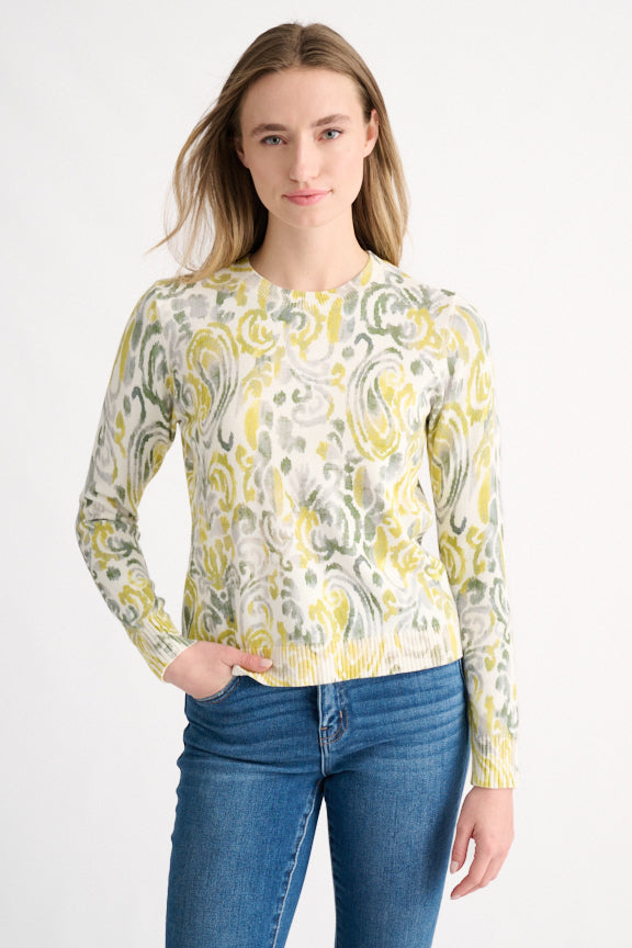 Paisley Print Crew
