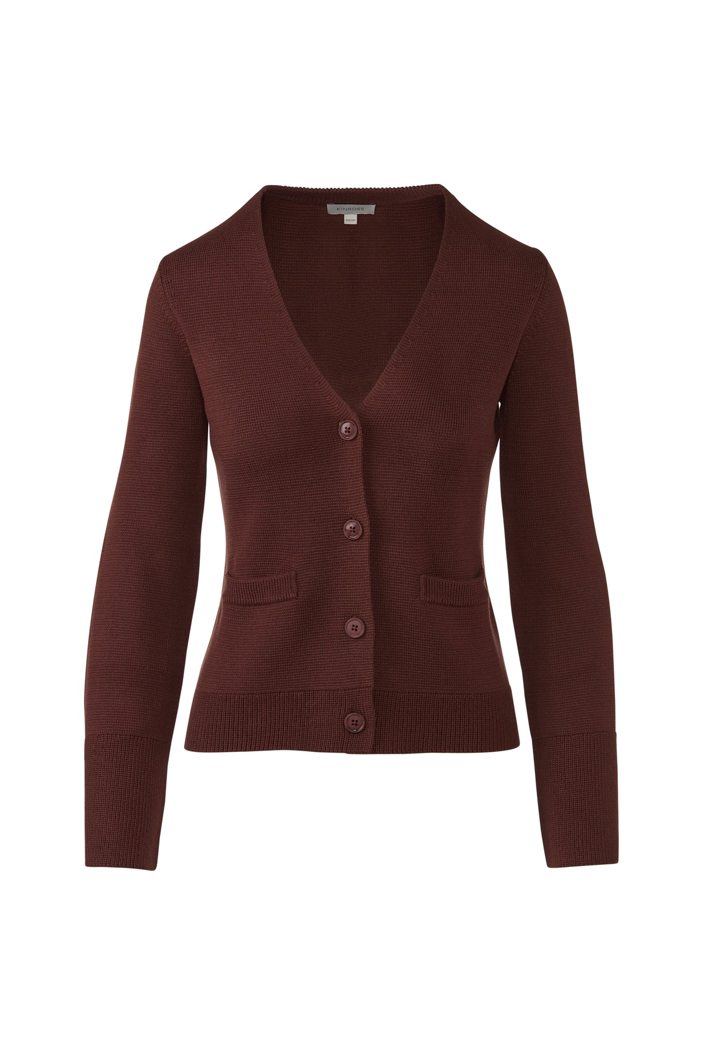 Double Knit Vee Cardigan