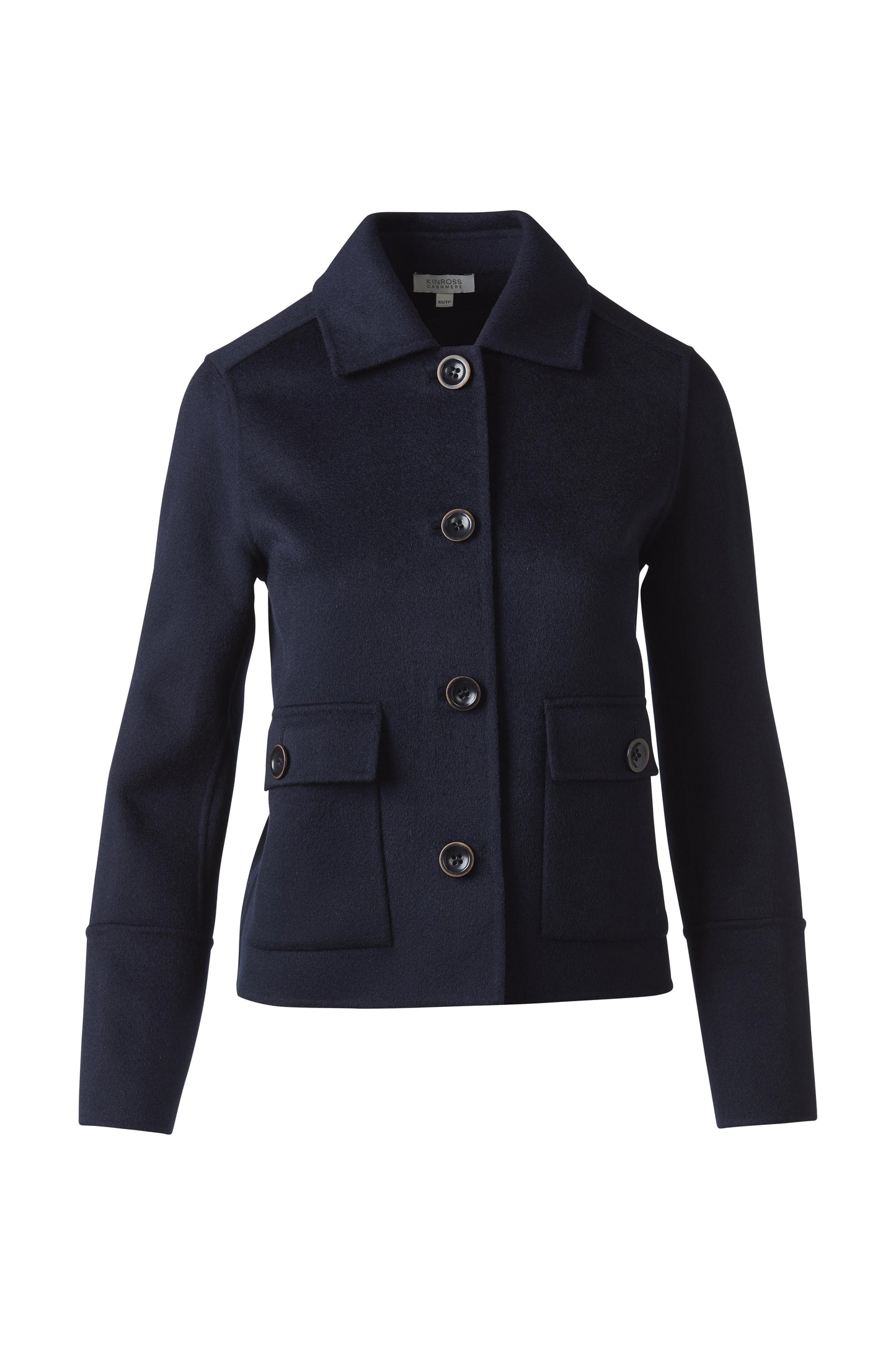 Pleat Back Short Coat