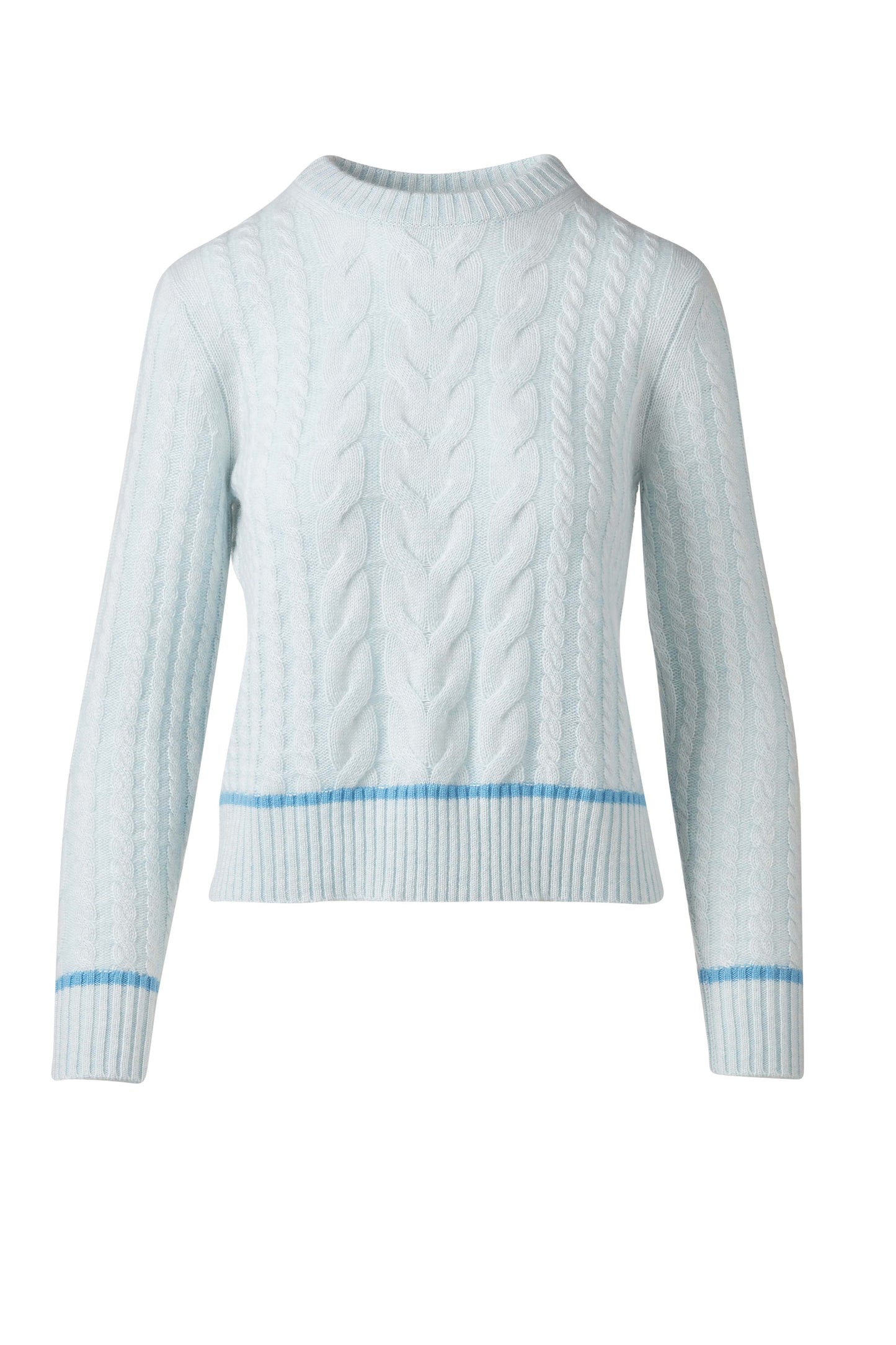 PLAITED CASHMERE CABLE CREW