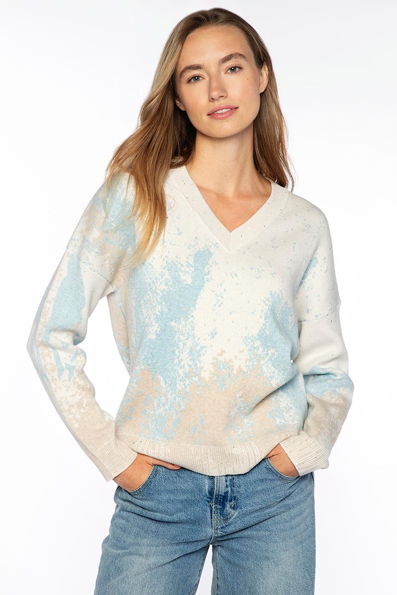 Sequin Jacquard Vee