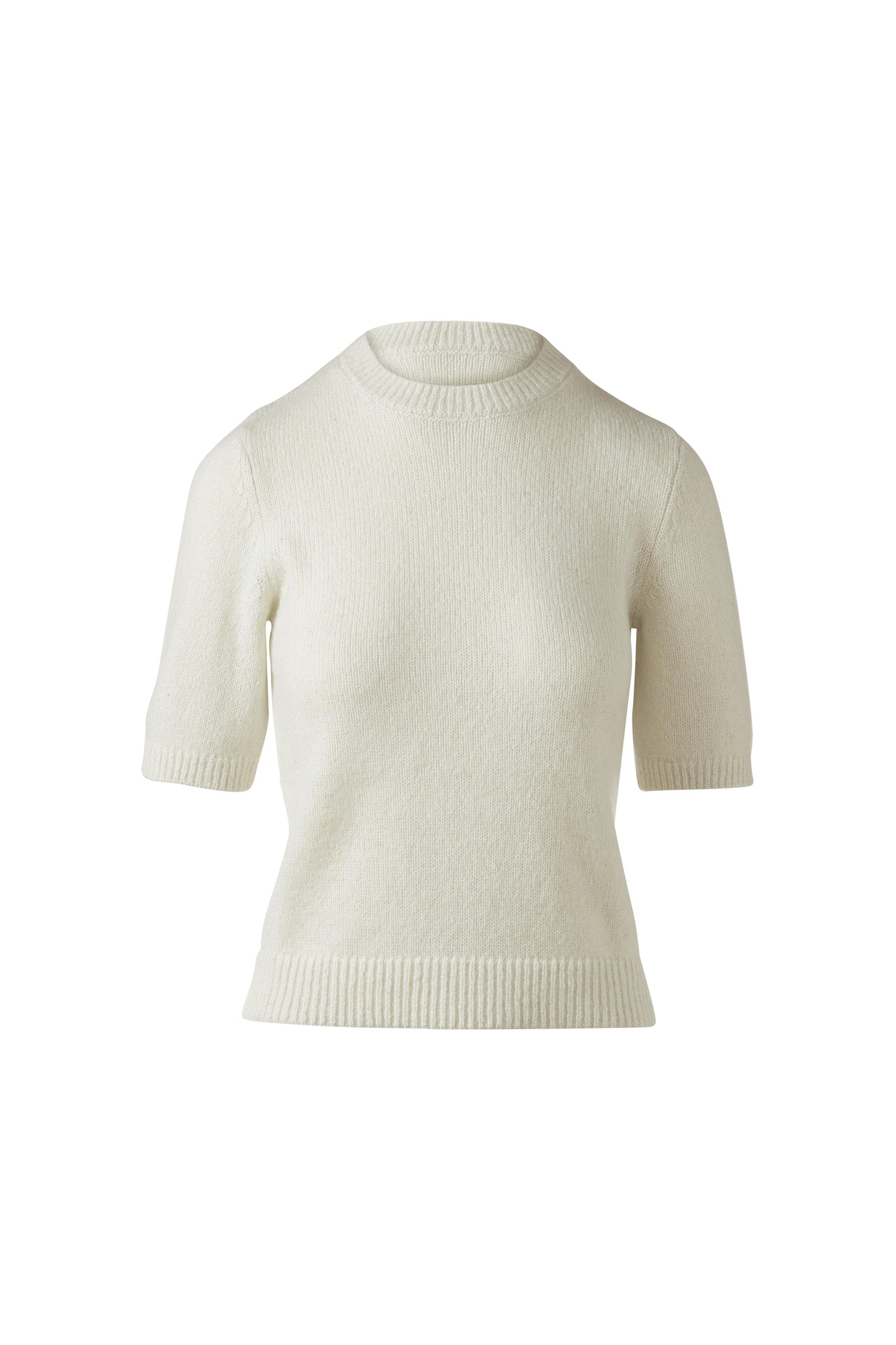 Lofty Lurex Short Slv Crew