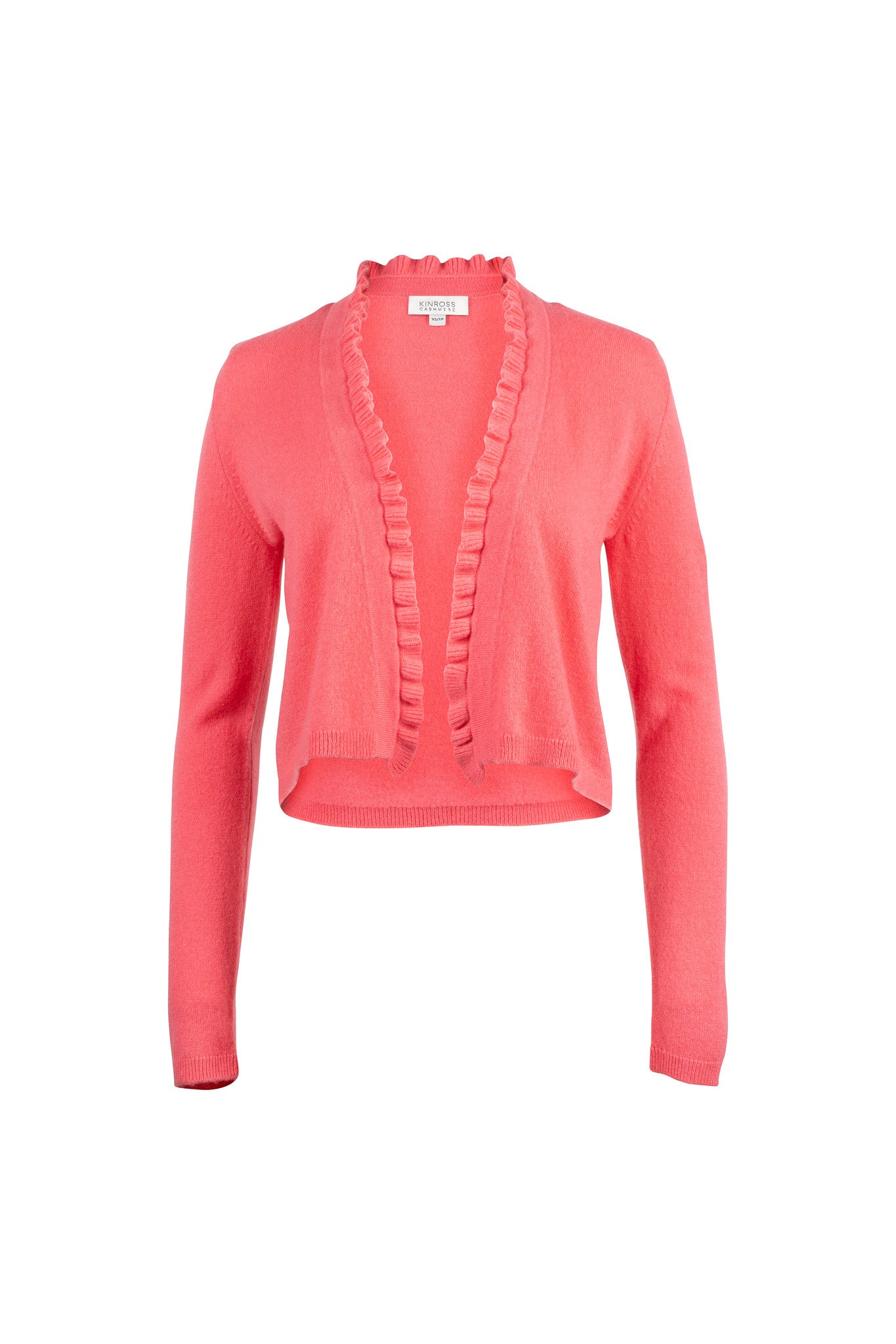 Ruffle Trim Cardigan