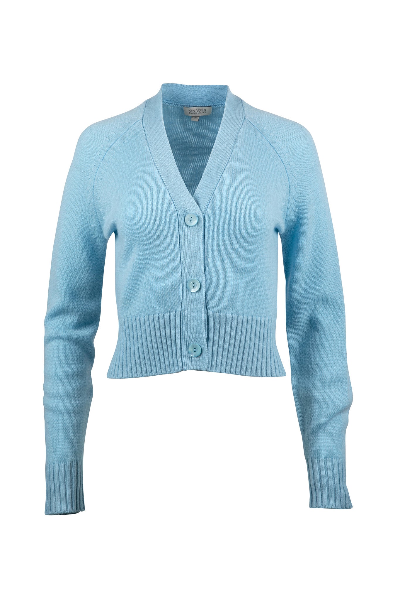 SHORT BUTTON VEE CARDIGAN