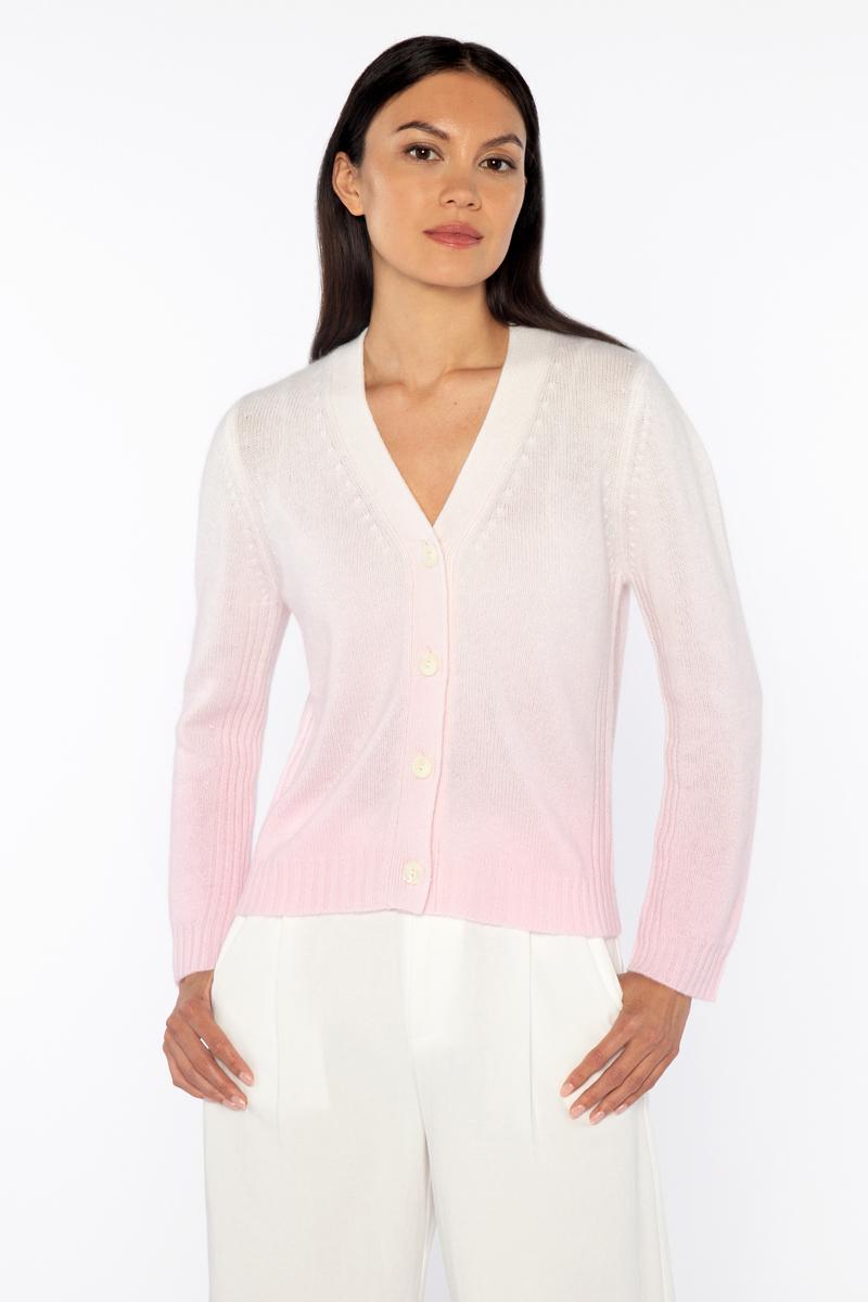 OMBRE VEE CARDIGAN