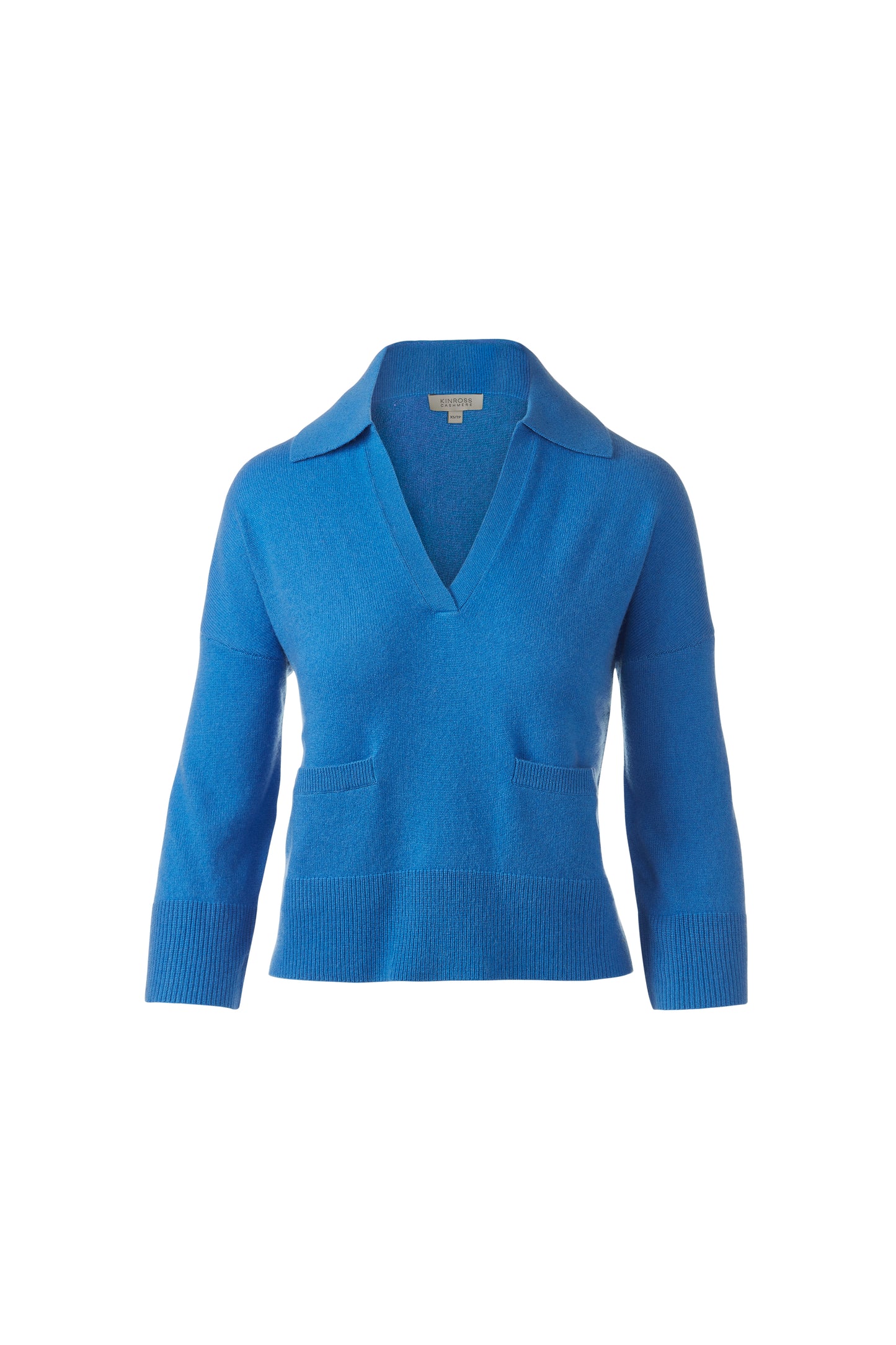 3/4 Sleeve Split Neck Polo