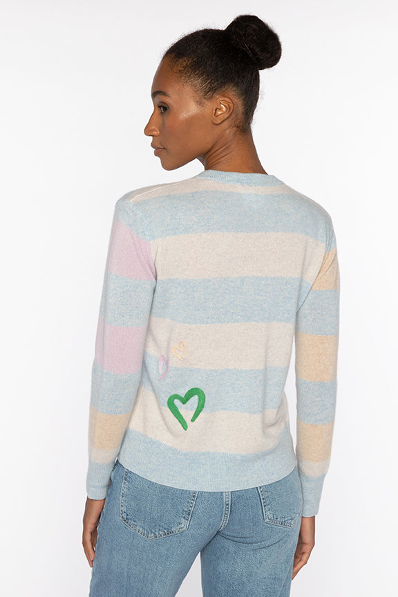 Colorblock Stripe Crew