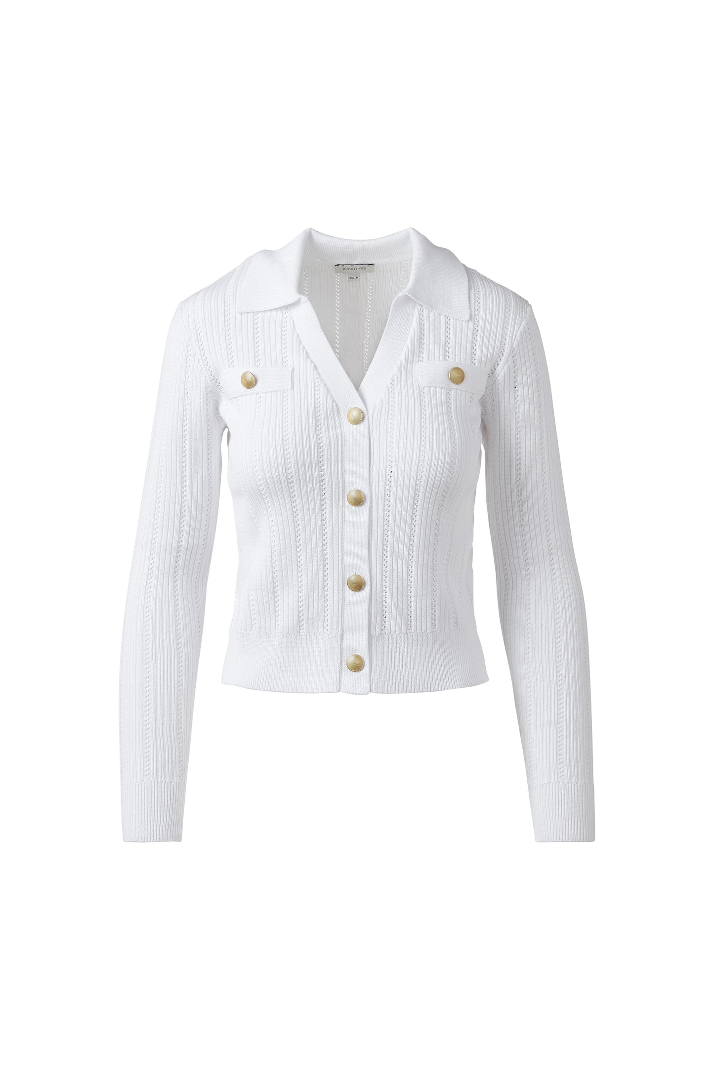 RIB BUTTON FRONT POLO