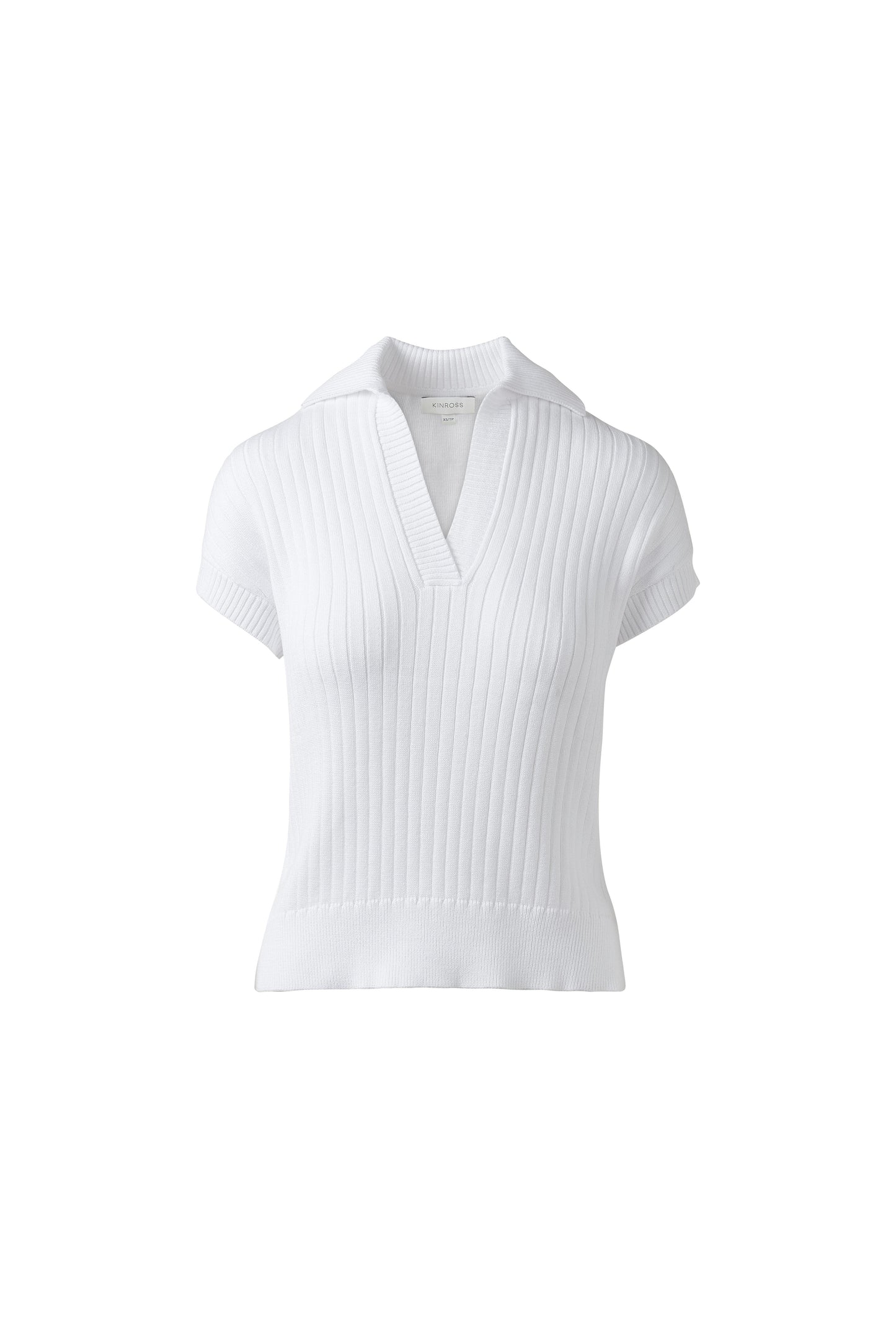 RIB CAP SLEEVE POLO
