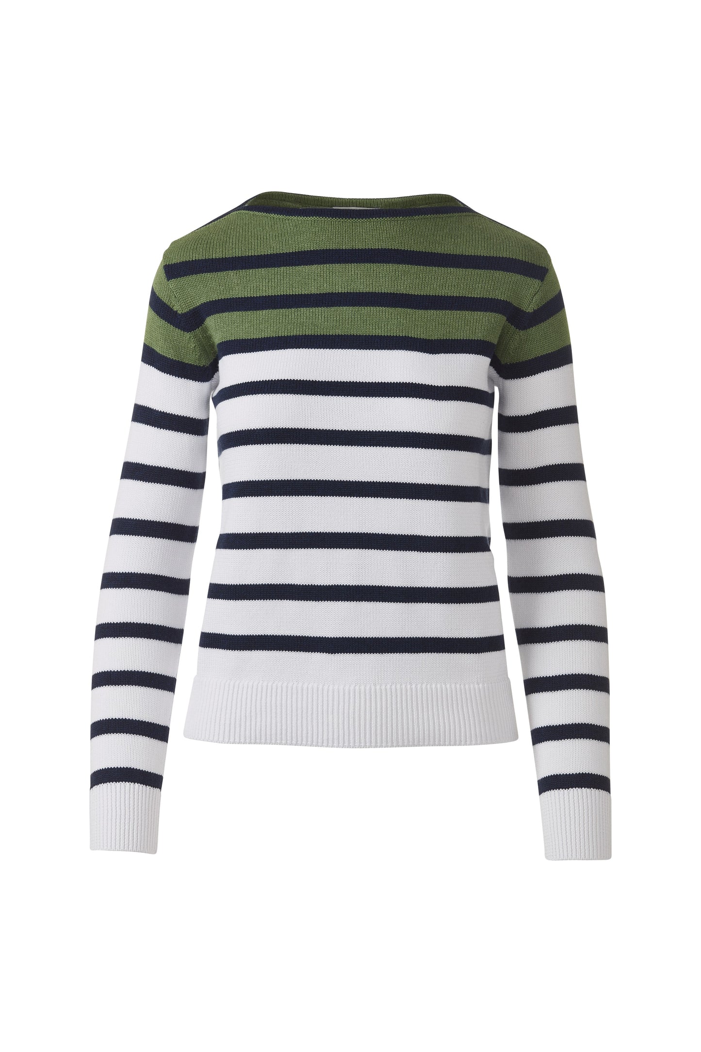 STRIPED BOATNECK in NAVY_MULTI