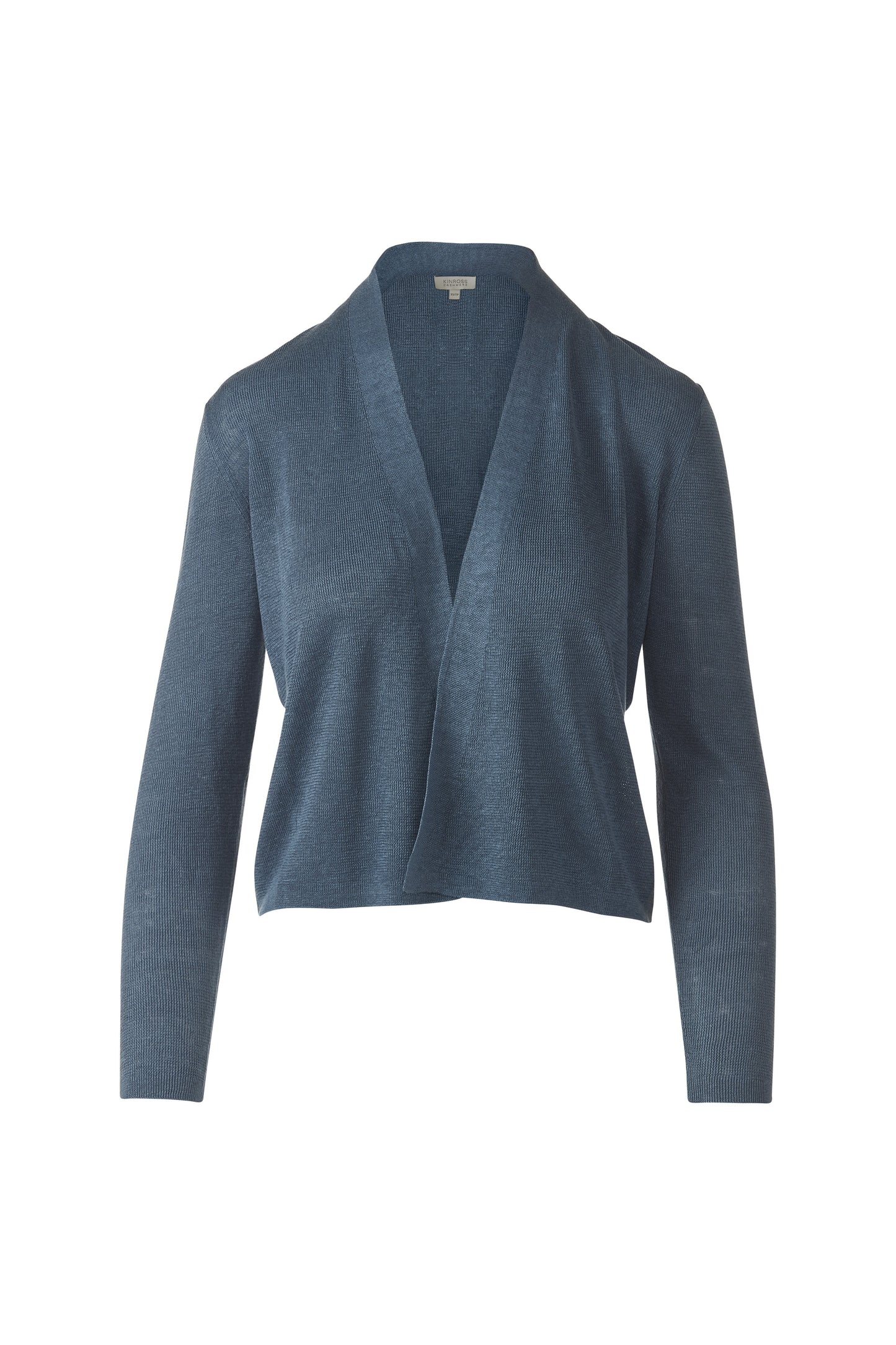 OPEN RIB CARDIGAN in INK