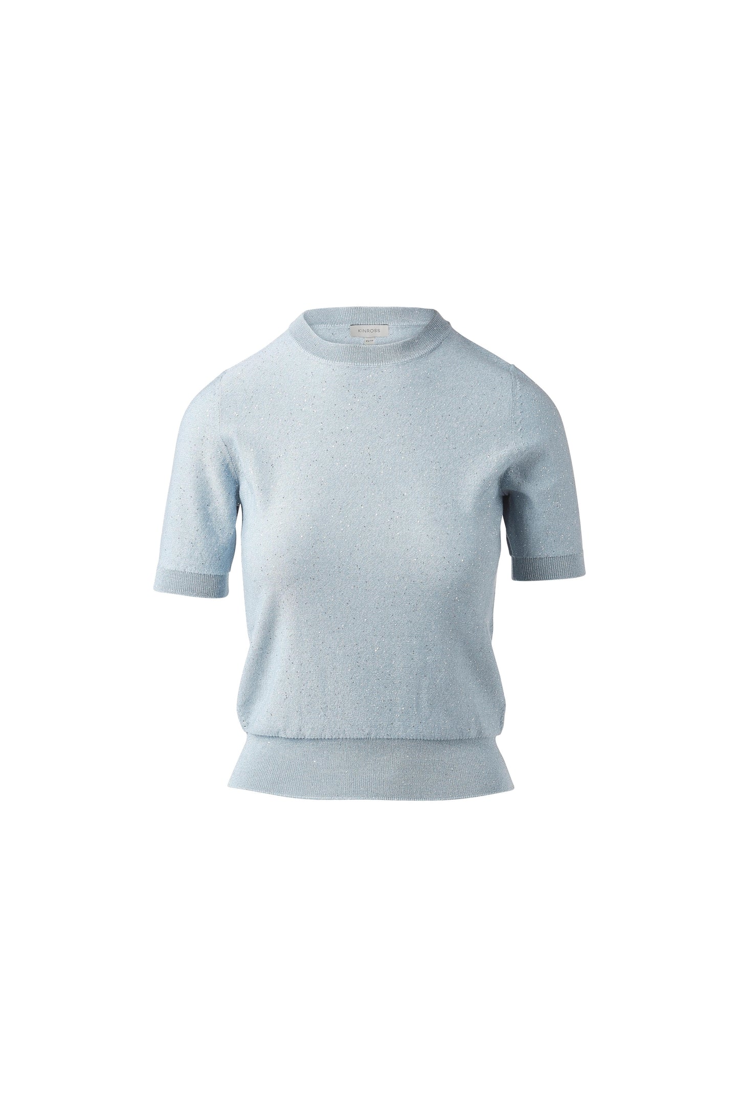 SEQUIN SHORT SLEEVE CREW