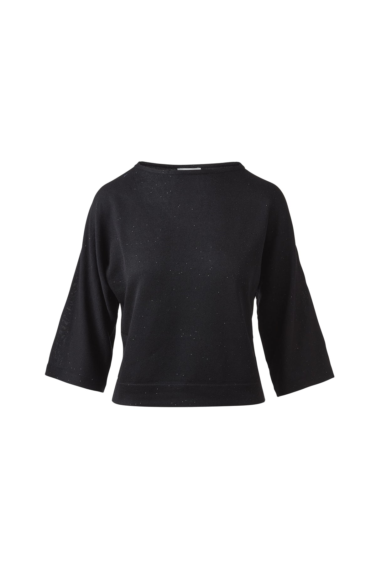 Sequin Easy Crop Pullover