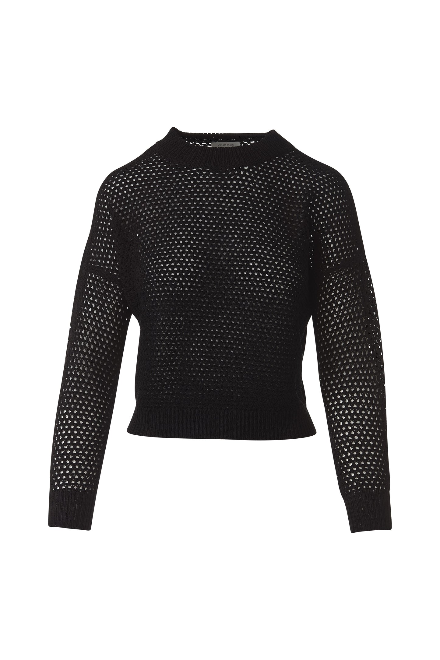 BASKETWEAVE CREW in BLACK