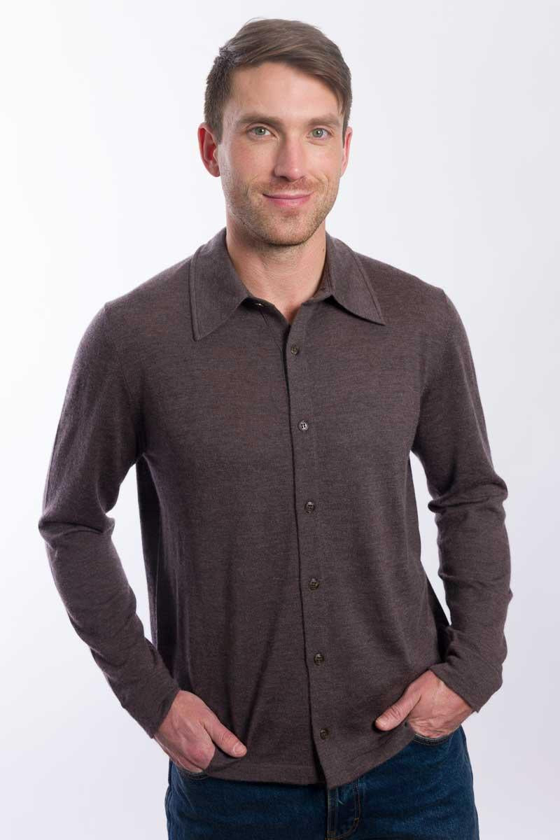 Worsted Shirt Cardigan