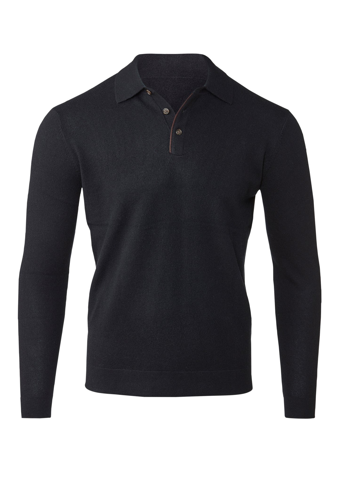 Suede Trim Polo