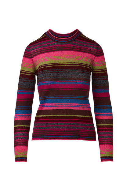 &Isla Micro Stripe Crew