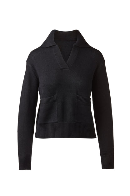 &Isla Splitneck Pocket Polo