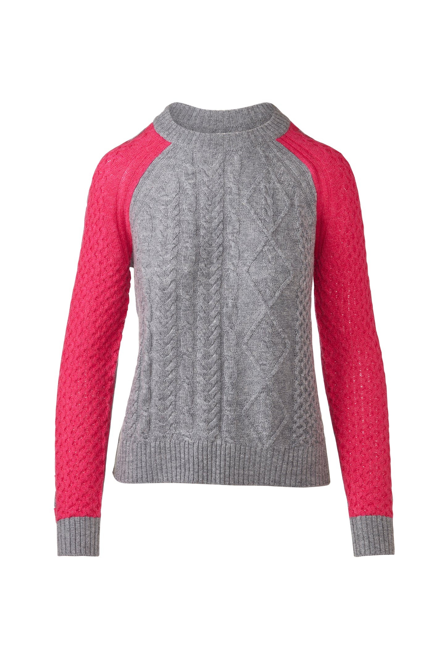 &Isla Colorblock Cable Crew
