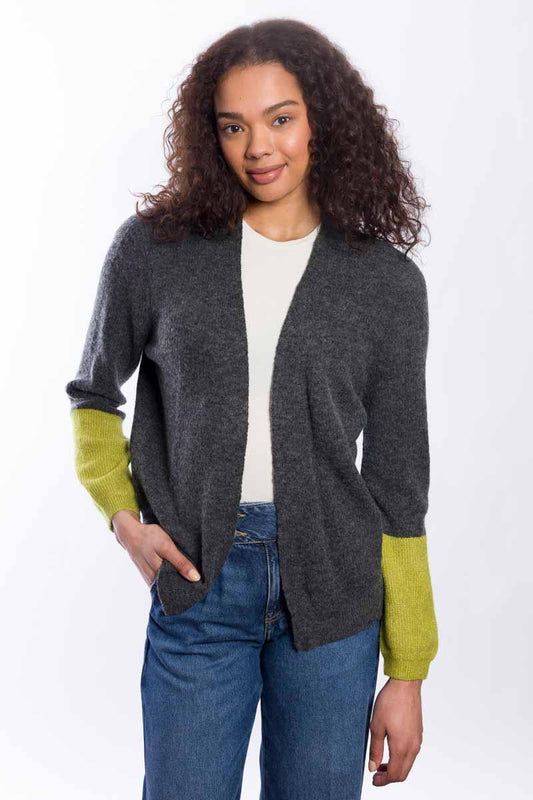 &Isla Lofty Colorblock Cardigan