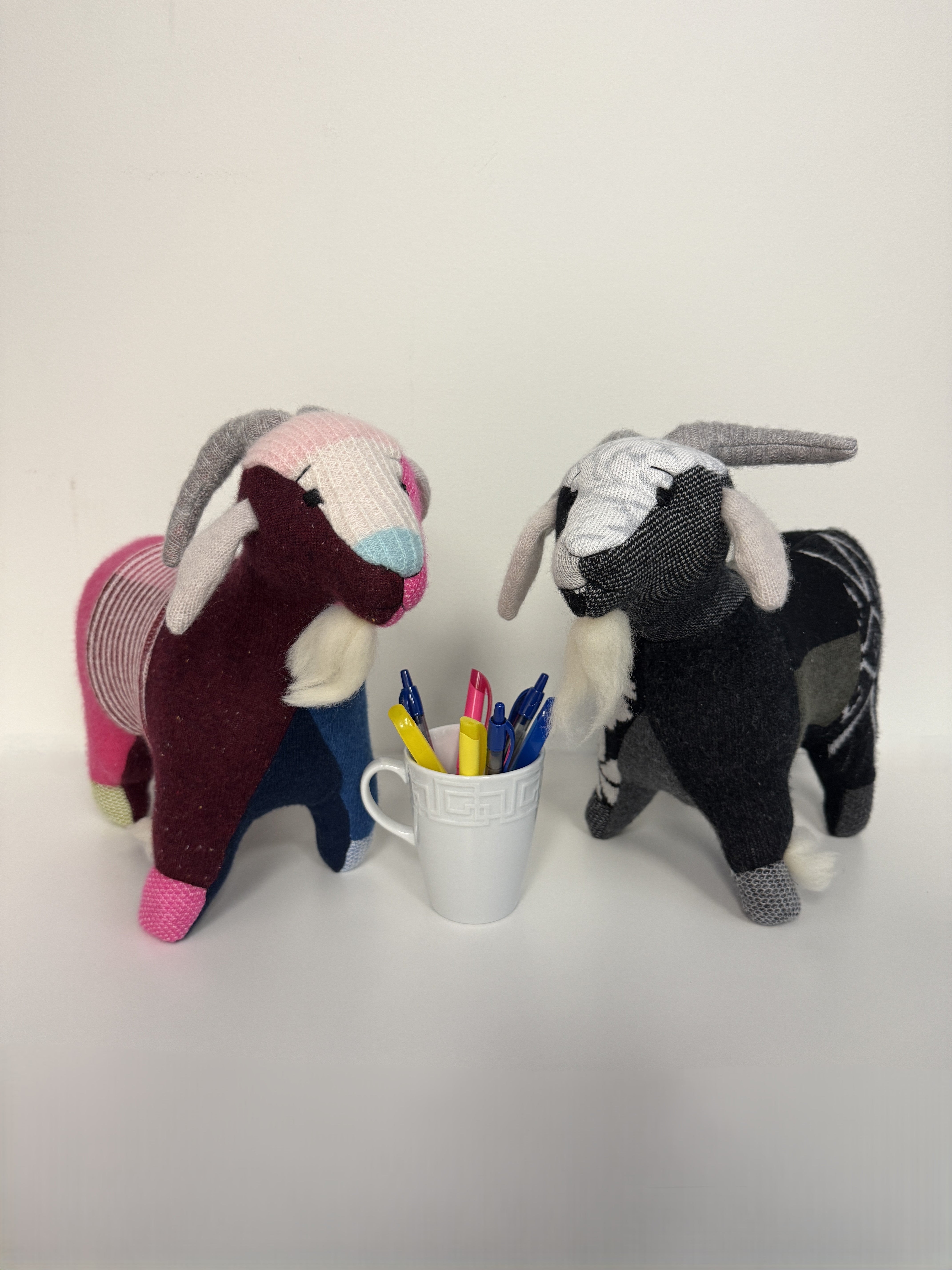 SMALL STUFFED GOAT - MILES THE GOAT – Kinross Cashmere
