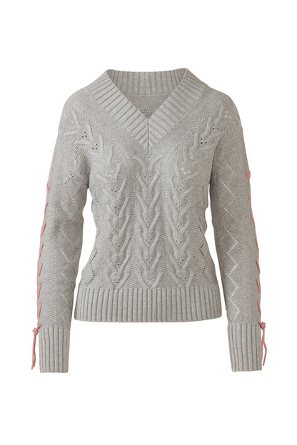 &Isla Braided Sleeve Cable Vee