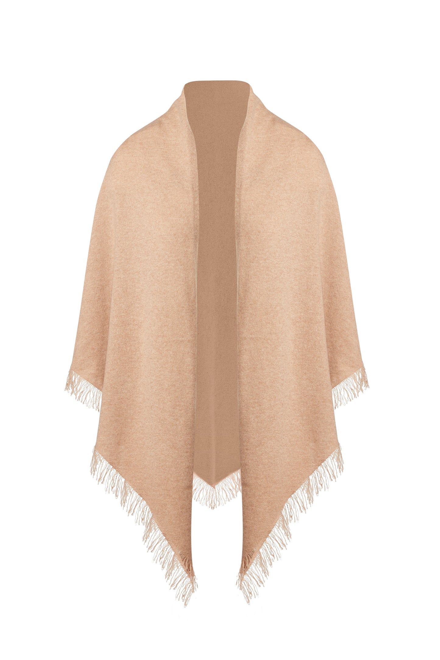 FRINGE TRIANGLE WRAP