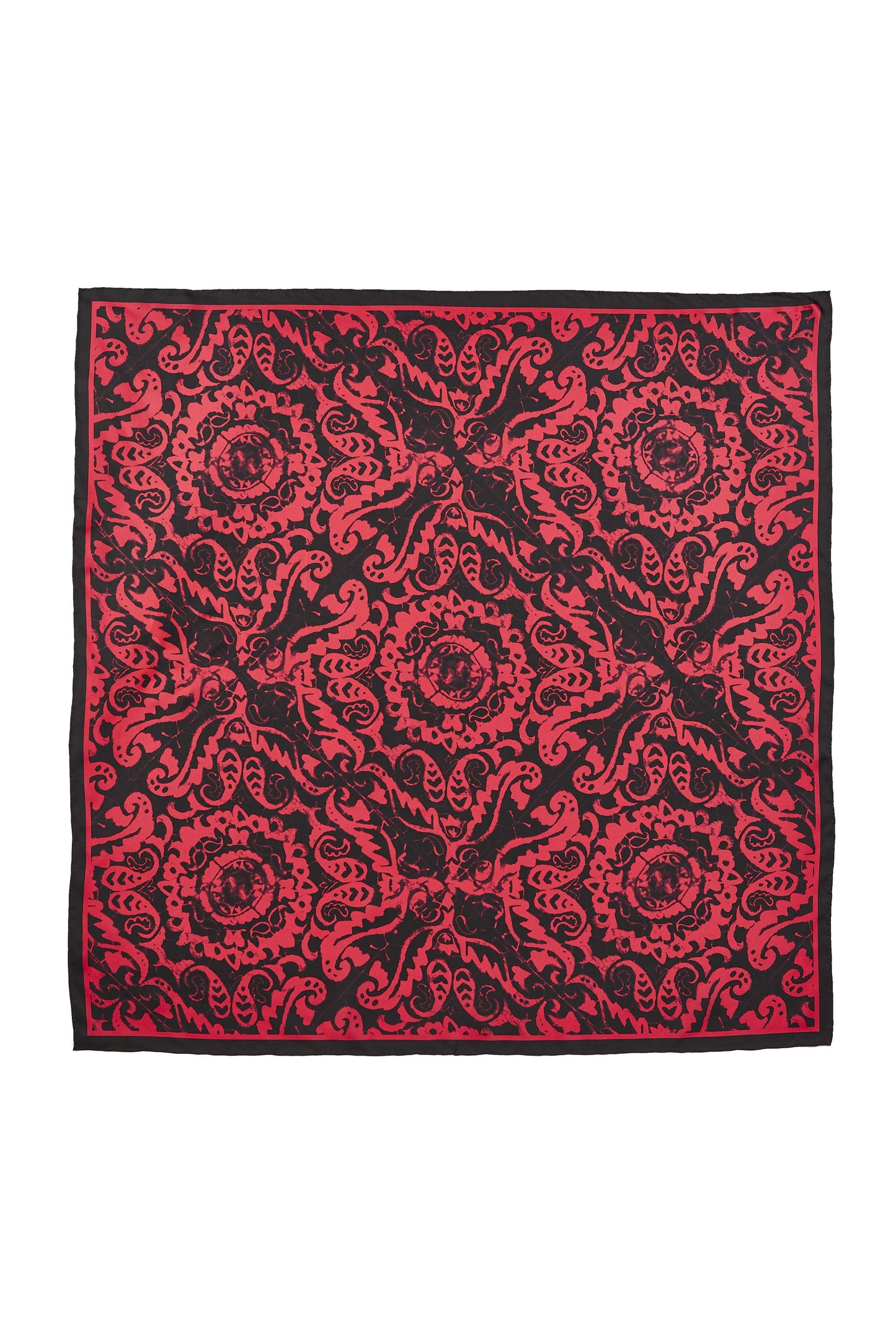 LACE PAISLEY PRINT SCARF