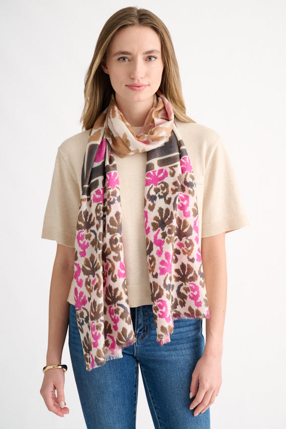 Modern Glen Print Scarf