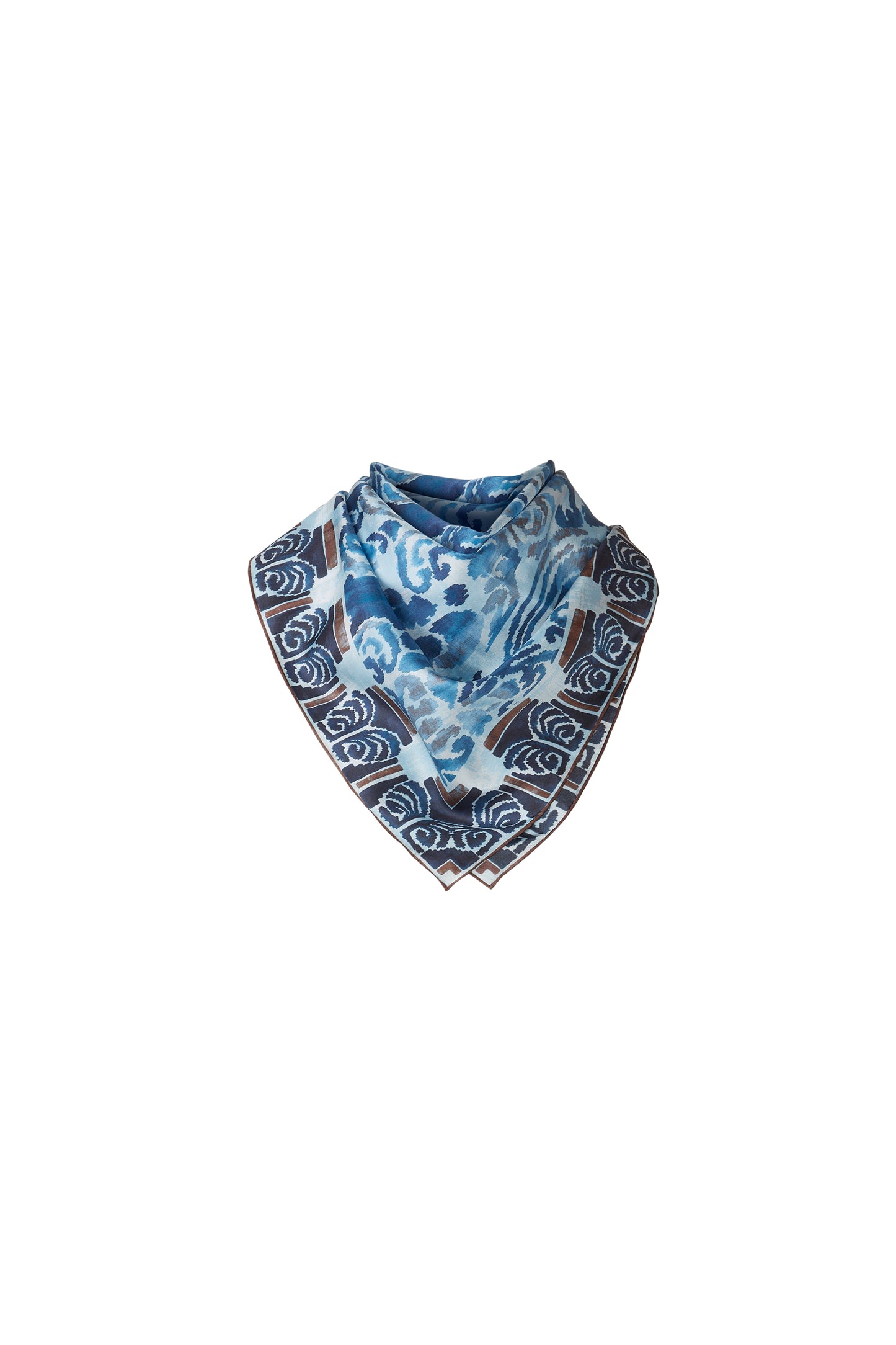 Paisley Print Square Scarf