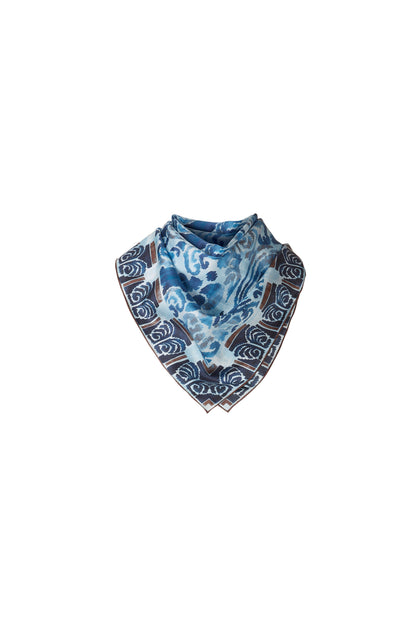 Paisley Print Square Scarf
