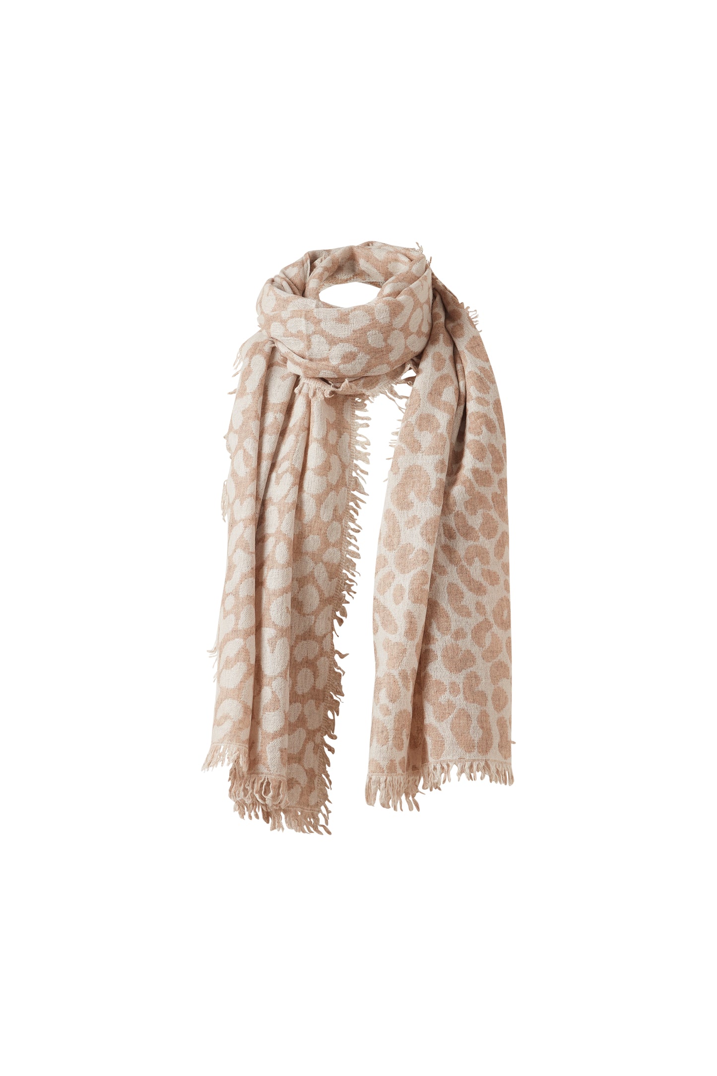 LEOPARD JACQUARD SHAWL