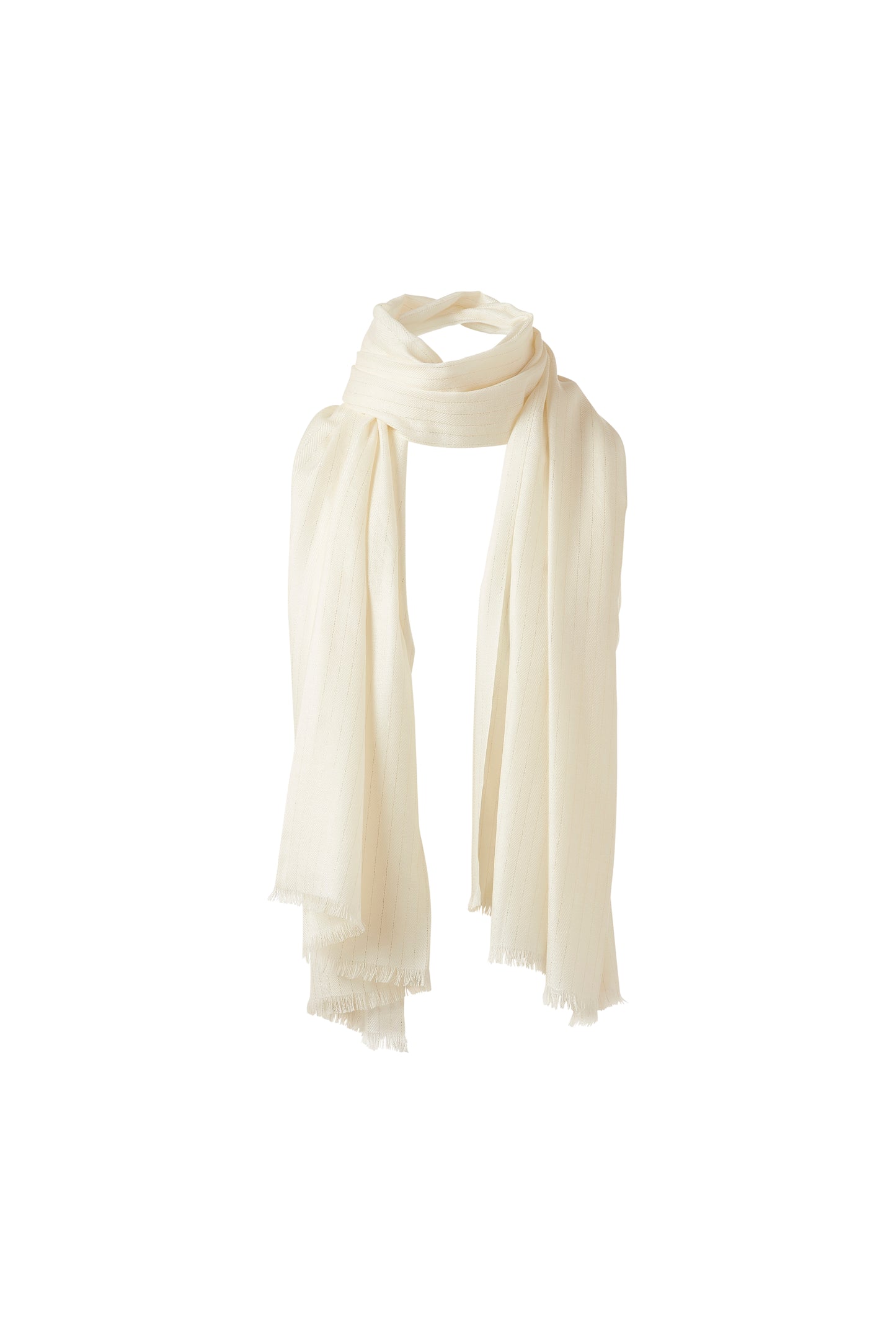 LUREX HERRINGBONE SHAWL