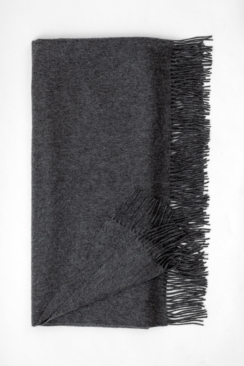 WOVEN CASHMERE THROW BLANKET