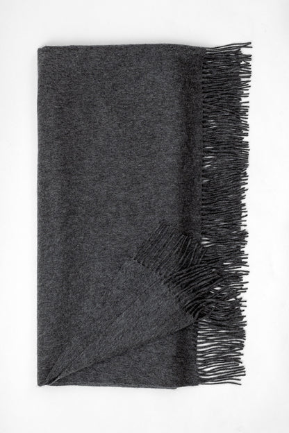 WOVEN CASHMERE THROW BLANKET