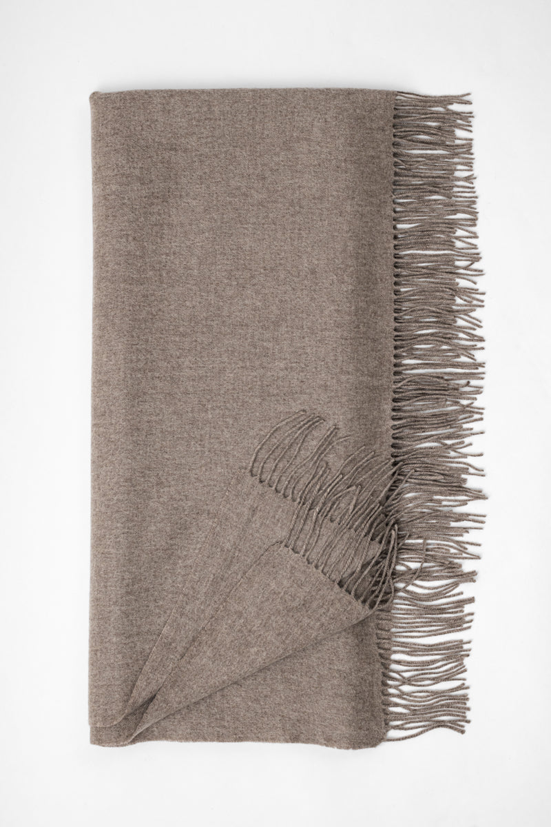 WOVEN CASHMERE THROW BLANKET