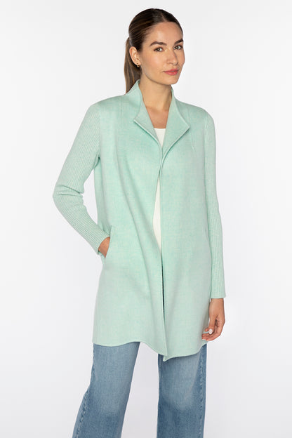 Rib Sleeve Coat