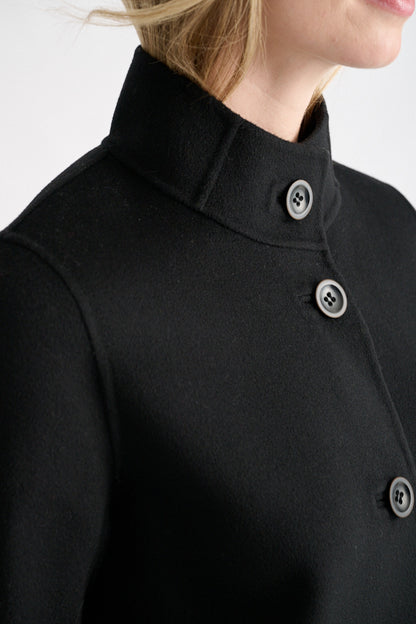 Button Mock Coat