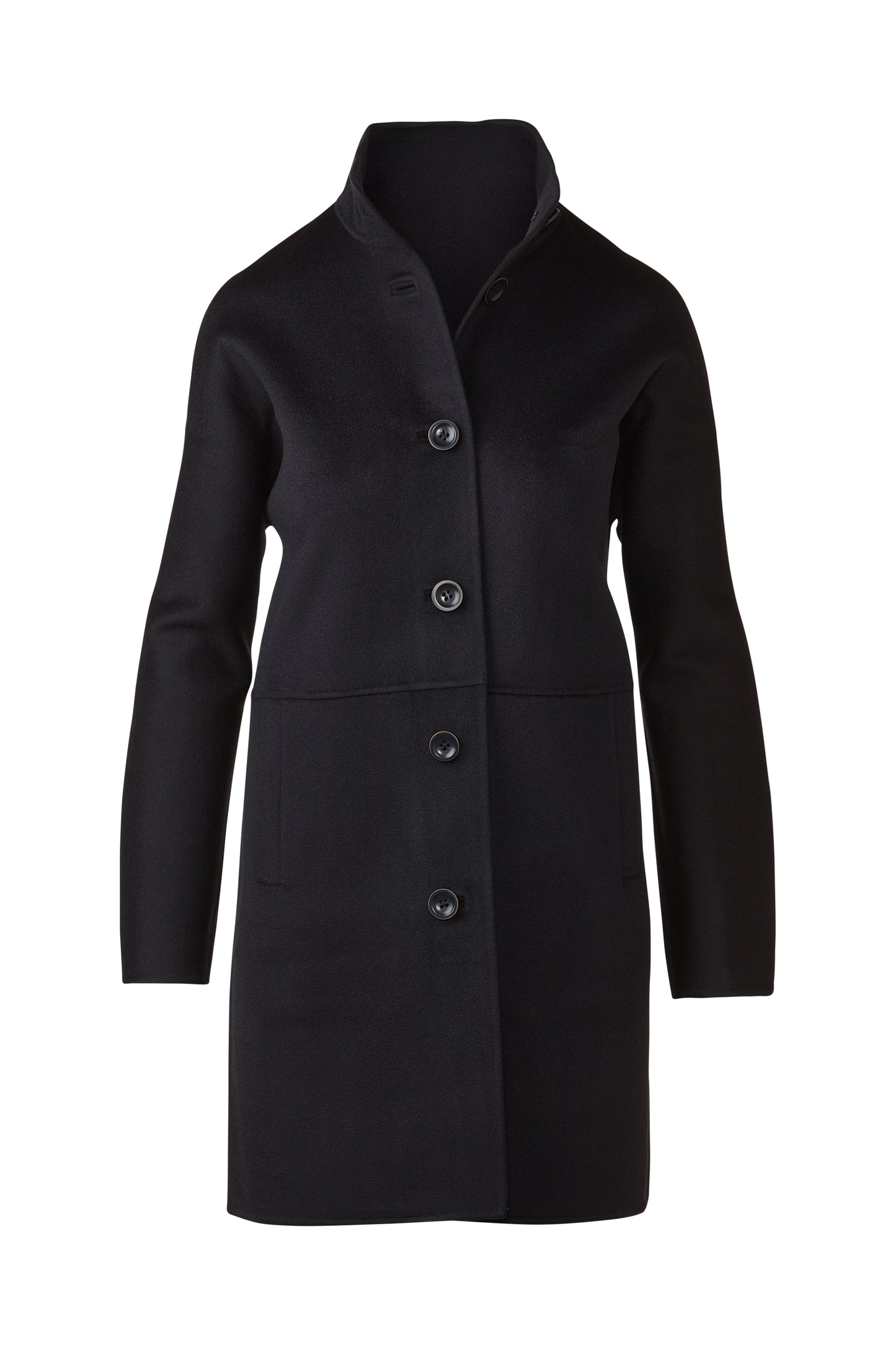Button Mock Coat