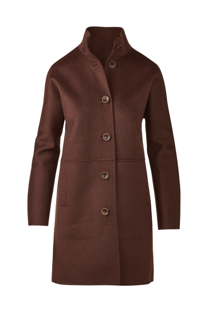 Button Mock Coat