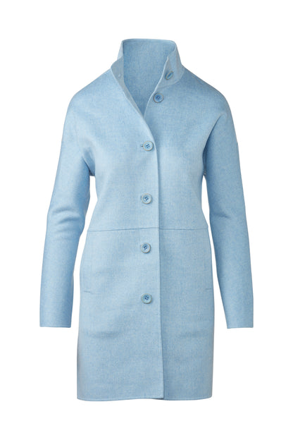 Button Mock Coat